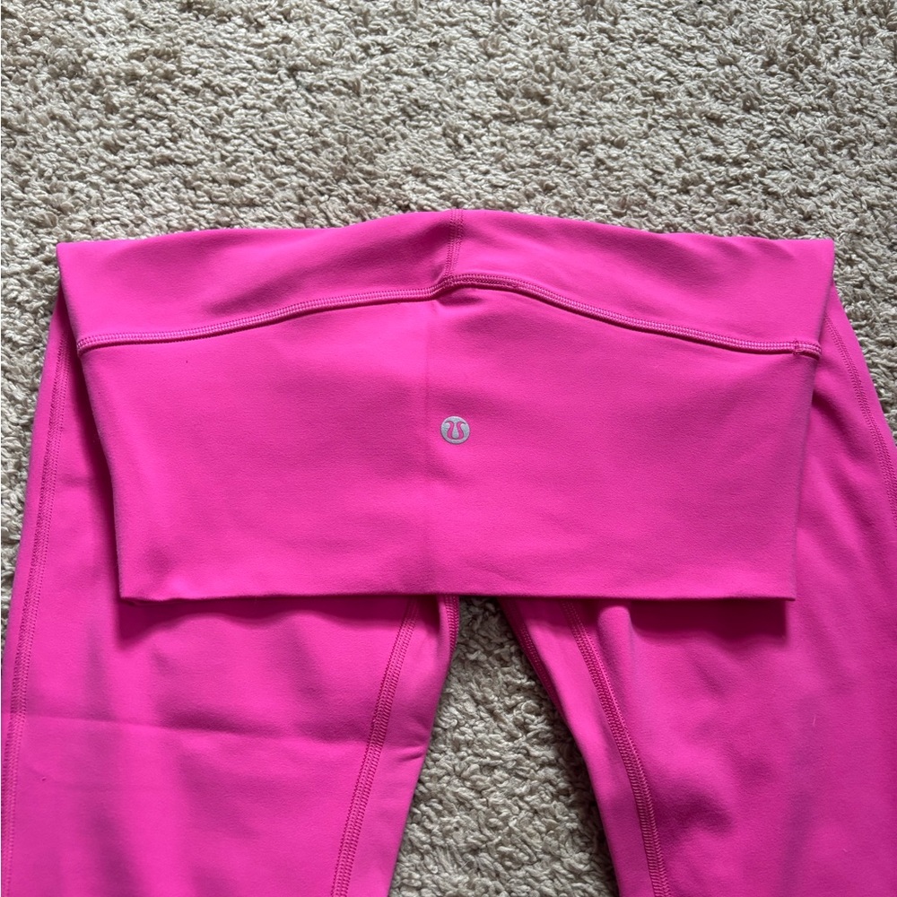 Lululemon Athletica Bright Pink Leggings